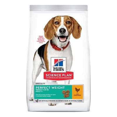 Hill's Science Plan Adult 1+ Perfect Weight Medium poulet pour chien