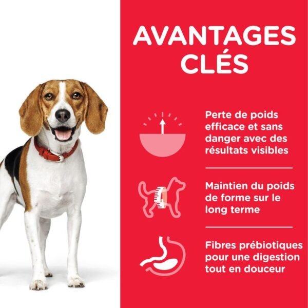 Hill's Science Plan Adult 1+ Perfect Weight Medium poulet pour chien - Image 3