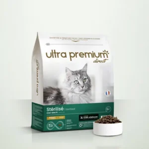 Croquettes Sans Céréales pour Chat Adulte Stérilisé ou d'intérieur