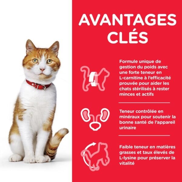 Hill's Science Plan Adult Sterilised poulet pour chat - Image 3