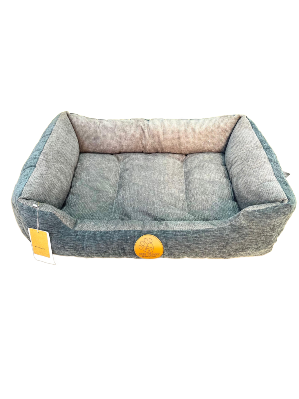 Coussin Bleu Acier
