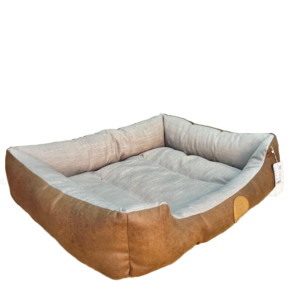 Coussin Marron et Beige avec Rembourrage Confortable