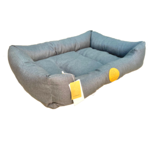Coussin Gris avec Rebords Rembourrés